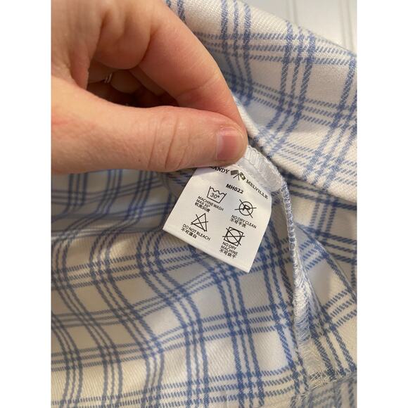 Brandy Melville Skirt Women's Small Blue & White Plaid Preppy, School Girl - Picture 3 of 7